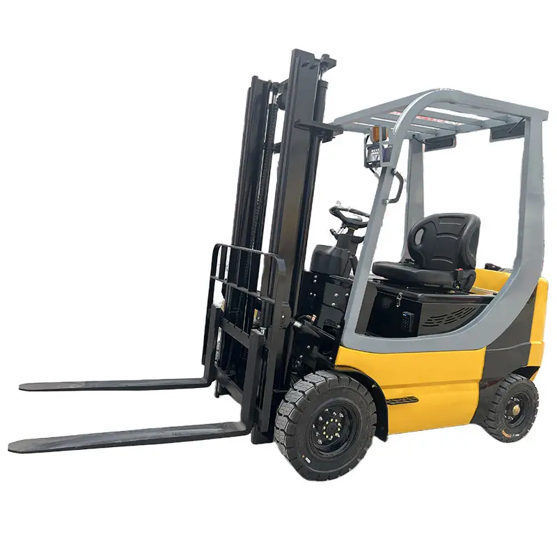 Multifunction 1.5 ton electric forklift with imported controller small mini fork lift machine electric hydraulic lifter