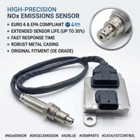 Capteur NOx professionnel 12V 5WK9 6668B 89463E0451 pour Hino 268 338 Moniteur d'oxygène et d'azote Garantie 1 an