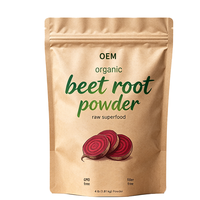 Poudre de racine de betterave OEM sans OGM ni additifs 4lb 1.81kg Complément alimentaire