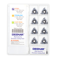 For DESKAR 16 ER 10 ACME LDA Indexable Tungsten Carbide Threading Lathe Inserts CVD for Threaded Lathe Holder OEM Customizable