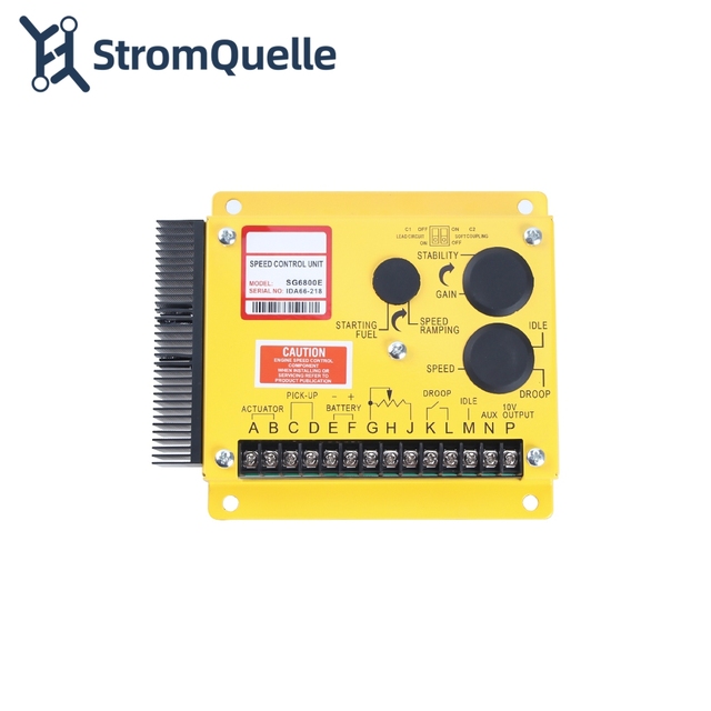 SG6800E Electric Speed Controller Engine Governor Board DC Motor Control Module for Generators Generator Parts Accessories