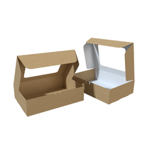 Boîte alimentaire jetable en papier kraft pour plats à emporter, boîte bento, boîte à sushi et salade à emporter