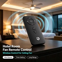 Control Remoto Inalámbrico para Ventilador de Techo de 7 Teclas, Control Remoto para Ventilador OEM ODM, Diseño y Desarrollo Personalizados