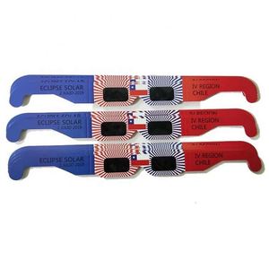 Lunettes d'observation d'éclipse solaire personnalisées avec logo, lunettes en papier pour l'observation d'éclipses totales et annulaires, cadeau promotionnel idéal - Product Image 3