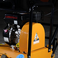 Nouvelle Plaque Compacteuse Autoportée ZUJI PC80 à Moteur Essence 6.5HP 5600 tr/min 20cm 570x450mm Certifiée CE