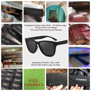 نظارات شمسية بلاستيكية مستديرة بلون أزرق أصفر عتيق من نوع Tortoiseshell بنية اللون مبيع بالجملة رخيصة - Product Image 6