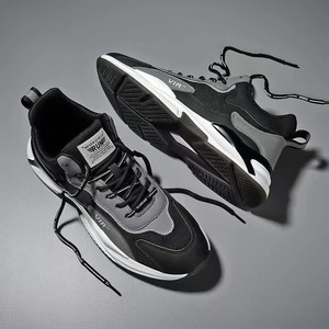 Giày thể thao nam thời trang mùa thu mới dành cho học sinh trung học cơ sở, kiểu dáng năng động, đế dày, lót lưới - Product Image 5