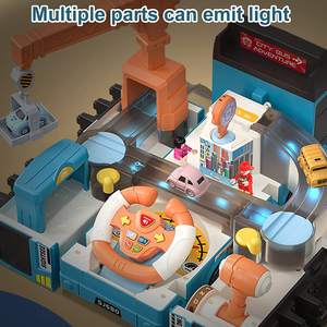 Pistes <span class=keywords><strong>de</strong></span> voiture <span class=keywords><strong>de</strong></span> <span class=keywords><strong>course</strong></span> double pour garçons Jouets d'aventure en bus <span class=keywords><strong>de</strong></span> ville chaude avec volant Jouets éducatifs <span class=keywords><strong>de</strong></span> sauvetage en ville - Product Image 6