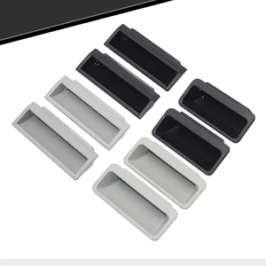 Recessed Plastic Pull Handle Durable Nylon Embedded Flush Handle for Electrical <b>Box</b> Metal <b>File</b> Cabinet Drawer Door - Product Image 4