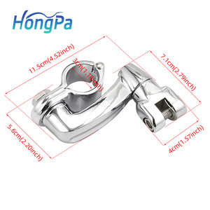 Poggiapiedi del pedale della protezione del motore della pedana del motociclo della barra dell'autostrada in alluminio per Harley - Product Image 5