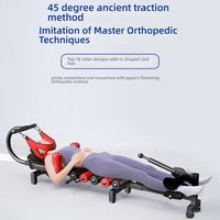 Appareil d'étirement lombaire et cervical, lit d'étirement pour le cou et le corps, extenseur de colonne vertébrale, dispositif d'extension cervicale à domicile