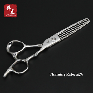 Set Profesional de Tijeras de Barbería Japonesas de Acero Inoxidable 440C para Cortar y Entresacar el Cabello para Peluquería - Product Image 4