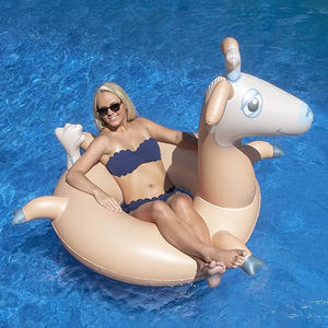 Flotador Inflable de PVC Resistente con Forma de <span class=keywords><strong>Cabra</strong></span>, Anillo de Natación, Balsa de Agua con Forma de Animal, Tubo para Adultos y Niños, Fiesta en la Playa de Verano - Product Image 3