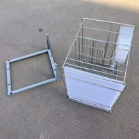 Panier à épices coulissant en acier inoxydable, organisateur de tiroir amorti en fil métallique, rangement de garde-manger à 3 niveaux