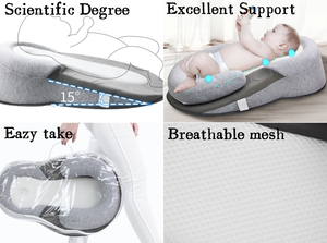 <span class=keywords><strong>Almohada</strong></span> Transpirable <span class=keywords><strong>para</strong></span> Bebés, Ideal <span class=keywords><strong>para</strong></span> Lactancia y Cuidado del Bebé, 100% Algodón, <span class=keywords><strong>Almohada</strong></span> en Forma <span class=keywords><strong>de</strong></span> Cuña <span class=keywords><strong>para</strong></span> Bebés - Product Image 3