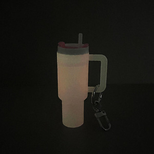 Porte-clés mini-gobelet en plastique durable avec compartiment pour baume à lèvres, style Ice <span class=keywords><strong>Boss</strong></span> - Product Image 4