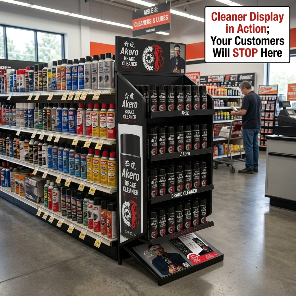 Custom Metal Floor Display Stand for Cleaner Display Racks Retail Display for Bottle for Supermarket & Bottle Products Retail — view 2