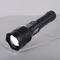Usine Affichage Numérique Puissance Zoom Télescopique En Alliage D'aluminium Usb Rechargeable 60w Blanc Led Torches Lumières Lampe De Poche Tactique