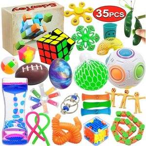 Scientoy <b>Fidget</b> Toy Set 35 Pcs Sensory Toys For Stress Relief Anxiety Autism Children Adults Unisex Plastic Age 5 7 Years - Product Image 1