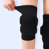 Genouillère en coton NJ S noire avec protection complète