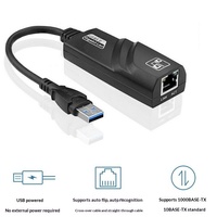 Convertidor USB3.0 Gigabit Ethernet, USB Tipo C a RJ45, Puerto de Red de 1000Mbps, Sin Controlador, para PC, Laptop, TV Box, Teléfono, Tablet