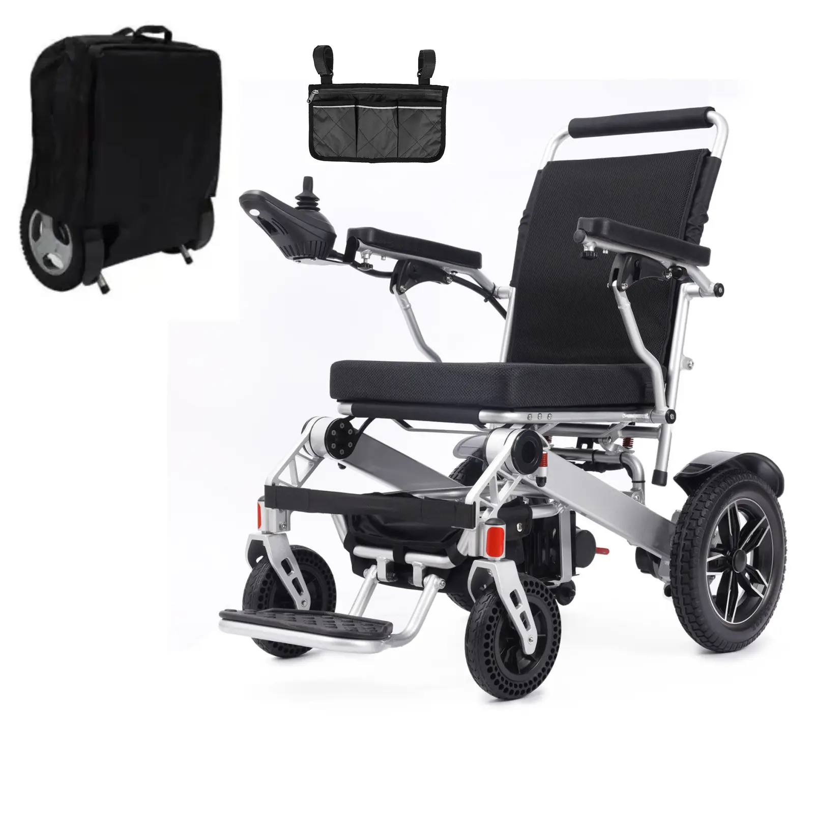 CM0030 장애인 휴대용 전기 휠체어 경량 접이식 파워 휠 의자 노인