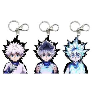 260 Styles 3D mouvement porte-clés acrylique lenticulaire porte-clés résistant aux rayures PET HXH espion famille décor pour voiture porte-clés sac - Product Image 1