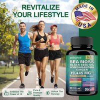 Capsules de Mousse de Mer en Gros, Supplément Shilajit et Crinière de Lion, Marque Privée pour la Santé Intestinale et Immunitaire