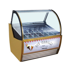 Vitrines réfrigérées pour glaces 450L, congélateur à gelato, présentoir 900W, réfrigérateur pour gâteaux de café, réfrigérateur de présentation pour boulangerie - Product Image 2