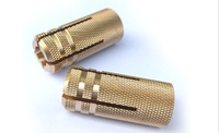 Chevilles d'expansion à enfoncer M12 galvanisées en acier au carbone haute résistance, amovibles, résistance à la cisaillement 5 000 lb, capacité 2000