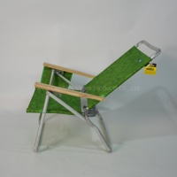 Vente en gros de chaises de plage pliables légères avec porte-gobelet-Chaises de camping pour pique-nique pour accoudoir extérieur en bois