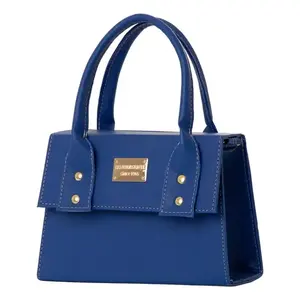 Bolso Bandolera Vintage Azul Rey Fana Triana con Correa Única, Cierre de Cremallera y Forro de PU para Mujer - Product Image 3