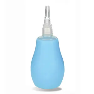 China manufacture 2022 wholesale safety bpa free mini plastic nasal aspirator for baby daily life clean nose