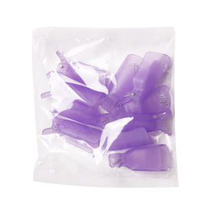 10 pièces/sac tremper Gel <span class=keywords><strong>vernis</strong></span> à ongles dissolvant Clips Kit plastique réutilisable doigt et orteil ongles Clips pour enlèvement acrylique ongles - Product Image 6
