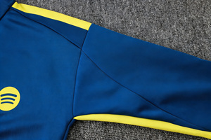 Traje de Entrenamiento Corto con Cremallera Completa Estampado Otoño Invierno 25/26 Barcelona Uniforme de Competición de Clubes Europeos Ropa de Fútbol - Product Image 5