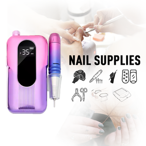 Machine à retirer le vernis à ongles électrique, moteur sans balais, 35000 tr/min, rechargeable, portable, en plastique, outil de beauté pour la manucure - Product Image 1