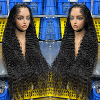 Perruque HD transparente à densité 250 % avec cheveux humains Remy indiens, longueurs variées, options 13x6 Lace de 30 à 36 pouces