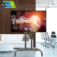 Support mobile Kaloc 180 pour téléviseurs de 55 à 80 pouces, chariot mobile robuste réglable, support de télévision portable