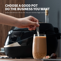 WINNERS 5L Boba Maker Machine Commerciale Boba Cooker Boba Pot Automatique Tapioca Perles Cuiseur pour Magasins de Thé au Lait