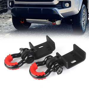 Gancho de remolque CNSPEED de acero al carbono de 3/4 pulgadas, paquete de 2, para uso frontal en Toyota Tacoma - Product Image 1