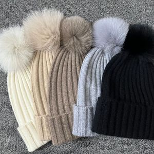 <span class=keywords><strong>Bonnet</strong></span> en <span class=keywords><strong>cachemire</strong></span> 100 % pour <span class=keywords><strong>femme</strong></span>, motif animalier en fourrure, tricot torsadé, idéal pour les voyages, collection automne/hiver - Product Image 2