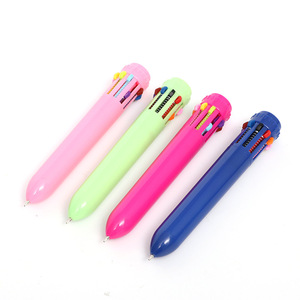 Ensemble de stylos à bille rétractables légers de 10 couleurs pour le <span class=keywords><strong>bureau</strong></span> et l'école - Économisez sur les frais de port - Product Image 4