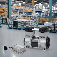 Compresseur d'air à piston sans huile DC, petit modèle monté sur véhicule, BST1500DC48V60V72V80V940V105V120V240V1HP2hp, état neuf, tension 12V