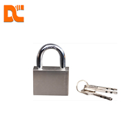 Cadenas en laiton haute sécurité antivol avec clé, plusieurs tailles, type fin, finement poli, en fer, anti-corrosion