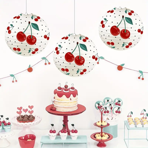 Trung Quốc Phong Cách Vòng Giấy Đèn Lồng Với Cherry Đèn Lồng In Ấn Nhà Máy Giá Cho Tình Yêu Phong Cách Đảng Và Lễ Hội Trang Trí - Product Image 3