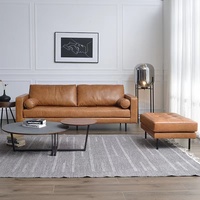 Canapé en cuir fait main, design unique et innovant, relaxation personnalisée, ensemble de canapés d'art