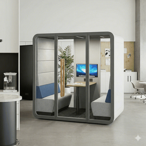 Cabinas de Oficina Móviles, Cabina Telefónica de Aluminio, Sala de Reuniones Interior Insonorizada, <span class=keywords><strong>Estudio</strong></span> Portátil Acústico, Cabina de Oficina - Product Image 1