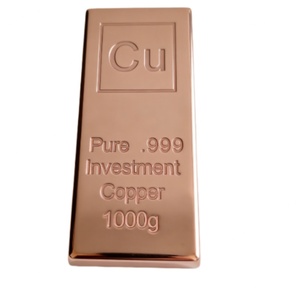 Barre de cuivre massif de qualité investissement 99,9 % pur, 1 kg, pour usage industriel avec services de soudage, découpe et pliage - Product Image 4