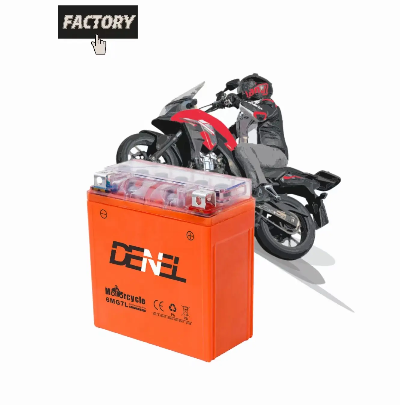 6mg7l gel denel accesorios baterias de plomo acido bateria moto motocicleta bateria