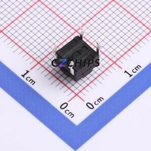 TC-00104FS-050E Tactile Switch Through hole Component (THT)-4P,6x6mm Switch Single Pole Single Throw Round Button 2.5N 6mm - Product Image 2